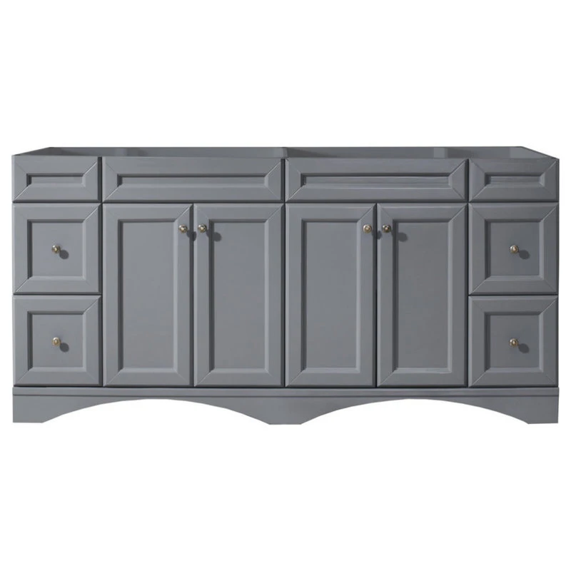 Virtu USA Talisa 72" Bathroom Storage Organizer Medicine Cabinet Only, Gray 3 Virtu USA Talisa 72" Bathroom Storage Organizer Medicine Cabinet Only, Gray