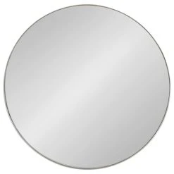 Uniek Rollo Round Framed Wall Mirror, Silver, 28 Diameter 8 Uniek Rollo Round Framed Wall Mirror, Silver, 28 Diameter -Laural Home Shop 23618ec40fd51a61 4983 w800 h800 b1 p0