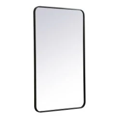Elegant Furniture & Lighting Elegant Decor MR802440BK Soft Corner Metal Rectangular Mirror, 24"x40" 18 Elegant Furniture & Lighting Elegant Decor MR802440BK Soft Corner Metal Rectangular Mirror, 24"x40" -Laural Home Shop 2441c6fa01a54841 1590 w800 h800 b1 p0