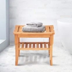 Costway Shower Seat Bench Bathroom Spa Bath Organizer Stool With Storage Shelf 9 Costway Shower Seat Bench Bathroom Spa Bath Organizer Stool With Storage Shelf -Laural Home Shop 2451dc5e0bc9b925 5153 w800 h800 b0 p0