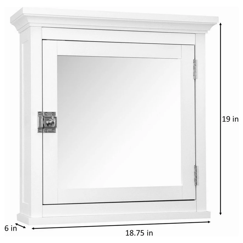 Versanora Wooden Bathroom Mirror Door Medicine Cabinet 6 Versanora Wooden Bathroom Mirror Door Medicine Cabinet - Image 4