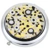 GlassOfVenice Murano Glass Millefiori Folding Compact Mirror - Black Gold -Laural Home Shop 25713eda0751c91d 4689 w800 h800 b1 p0