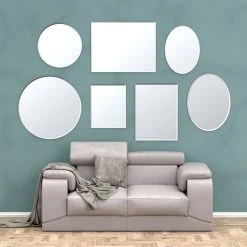 Gatco Fine Bathware 24.5" Flush Mount Frameless Round Mirror -Laural Home Shop 25812cce0f6b5515 0406 w800 h800 b0 p0