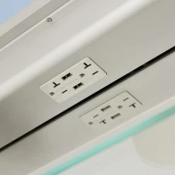 Vinnova Rectangular Frameless Lighted Medicine Cabinet Wall Mounted Mirror, 24" 22 Vinnova Rectangular Frameless Lighted Medicine Cabinet Wall Mounted Mirror, 24" -Laural Home Shop 2611f1a001a9bfb2 4999 w800 h800 b0 p0