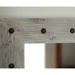 My Barnwood Frames Bunkhouse Style Reclaimed Wood With Whitewash Finish And Tacks, 18"x22" -Laural Home Shop 26314e4d0dcb1156 8060 w800 h800 b0 p0