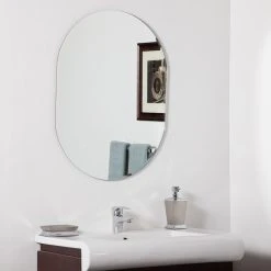 Decor Wonderland Mirrors Decor Wonderland Khloe Modern Bathroom Mirror -Laural Home Shop 2661bc5b0410db6c 9672 w800 h800 b0 p0