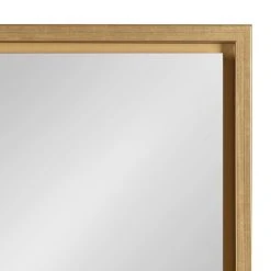 Uniek Evans Framed Floating Wall Mirror, Gold 24x36 9 Uniek Evans Framed Floating Wall Mirror, Gold 24x36 -Laural Home Shop 267133c80fb410aa 5109 w800 h800 b0 p0