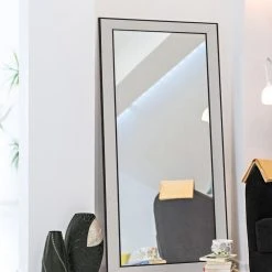 Hitchcock Butterfield Silhana Brushed Silver And Black Mirror, 26.5"x36.5" -Laural Home Shop 2691ff0e0ee79c13 3190 w800 h800 b0 p0