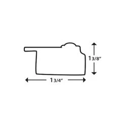 FrameMyMirror Kendall Framed Wall Mirror, Black & Gold, 36"x24" -Laural Home Shop 2701bb0a03ebb70b 2478 w800 h800 b1 p0