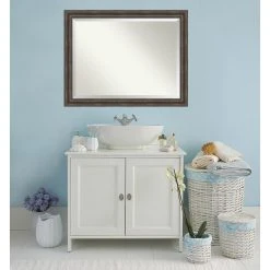 Amanti Art Rustic Pine Beveled Wood Bathroom Wall Mirror - 45.5 X 35.5 In. 11 Amanti Art Rustic Pine Beveled Wood Bathroom Wall Mirror - 45.5 X 35.5 In. -Laural Home Shop 27e1a80309033342 8825 w800 h800 b0 p0