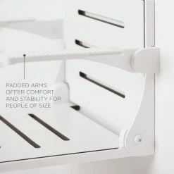 Seachrome Corporation Seachrome Comfort Shower Seat, White Seat With White Frame -Laural Home Shop 280131720fa595a1 2205 w800 h800 b0 p0