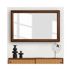 FrameMyMirror Oxfordshire Framed Wall Mirror, Bronze, 28" X 60" 26 FrameMyMirror Oxfordshire Framed Wall Mirror, Bronze, 28" X 60" -Laural Home Shop 2801a80803ebb8ba 2943 w800 h800 b0 p0