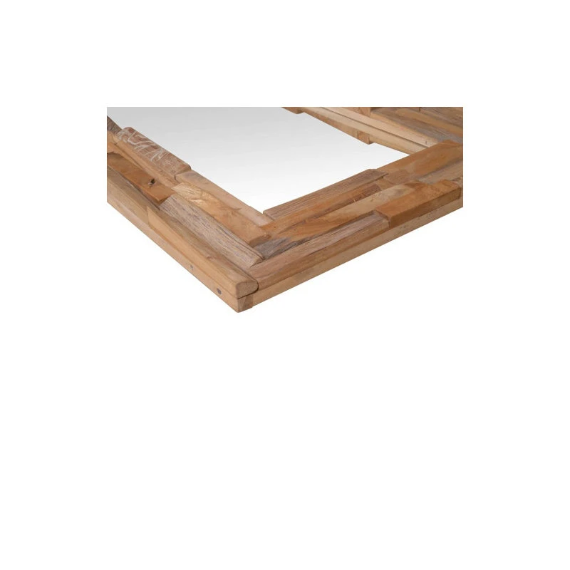 Vida XL International B.V. VidaXL Decorative Mirror Handmade Teak 35.4" Rectangular Wall Hall Ornament 10 Vida XL International B.V. VidaXL Decorative Mirror Handmade Teak 35.4" Rectangular Wall Hall Ornament - Image 8