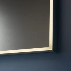 Vinnova 24" Rectangular Frameless Lighted Medicine Cabinet Wall Mounted Mirror -Laural Home Shop 28a1d6b101a9c0bd 5342 w800 h800 b0 p0