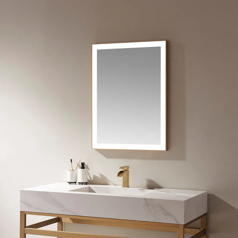 Vinnova 24'' Rectangle LED Lighted Accent Bathroom/Vanity Wall Mirror 5 Vinnova 24'' Rectangle LED Lighted Accent Bathroom/Vanity Wall Mirror - Image 3