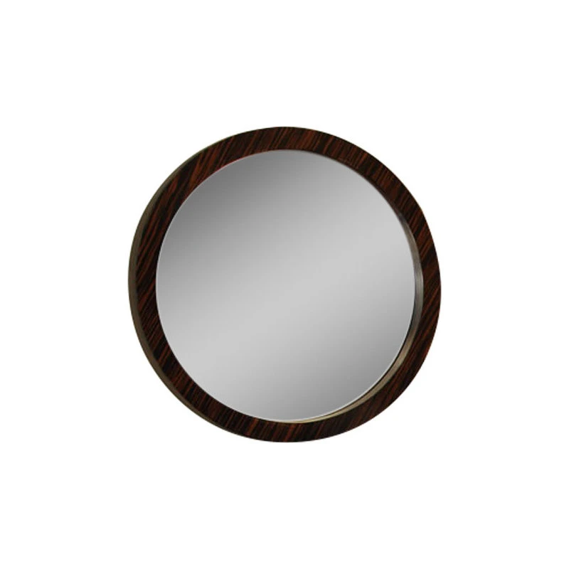 Bellaterra Home Round Mirror, Ebony, 21" 3 Bellaterra Home Round Mirror, Ebony, 21"