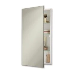 Rangaire Ultra 15" X 26" Recess Mount Glass Shelves Medicine Cabinet