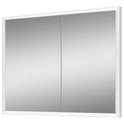 Lighted Impressions Kona 36"x28" Frameless Recessed LED Mirror Medicine Cabinet