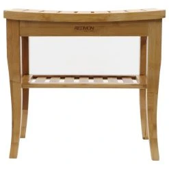 W. C. Redmon Co Bamboo Shower Seat And Shelf