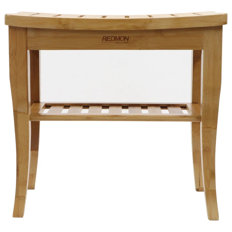 W. C. Redmon Co Bamboo Shower Seat And Shelf 3 W. C. Redmon Co Bamboo Shower Seat And Shelf