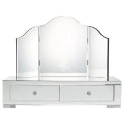 Inspired Home Verina Frameless Modern Contemporary Tri-fold Tabletop Vanity Mirror, No Color 9 Inspired Home Verina Frameless Modern Contemporary Tri-fold Tabletop Vanity Mirror, No Color -Laural Home Shop 2a118e100e9f6ccc 2982 w800 h800 b1 p0