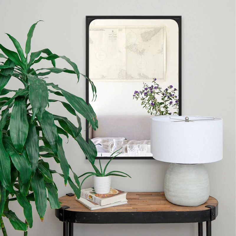 Renwil Ren Wil MT2151 Sorella 36" X 24" Rectangular Urban Industrial - Black Powder 3 Renwil Ren Wil MT2151 Sorella 36" X 24" Rectangular Urban Industrial - Black Powder