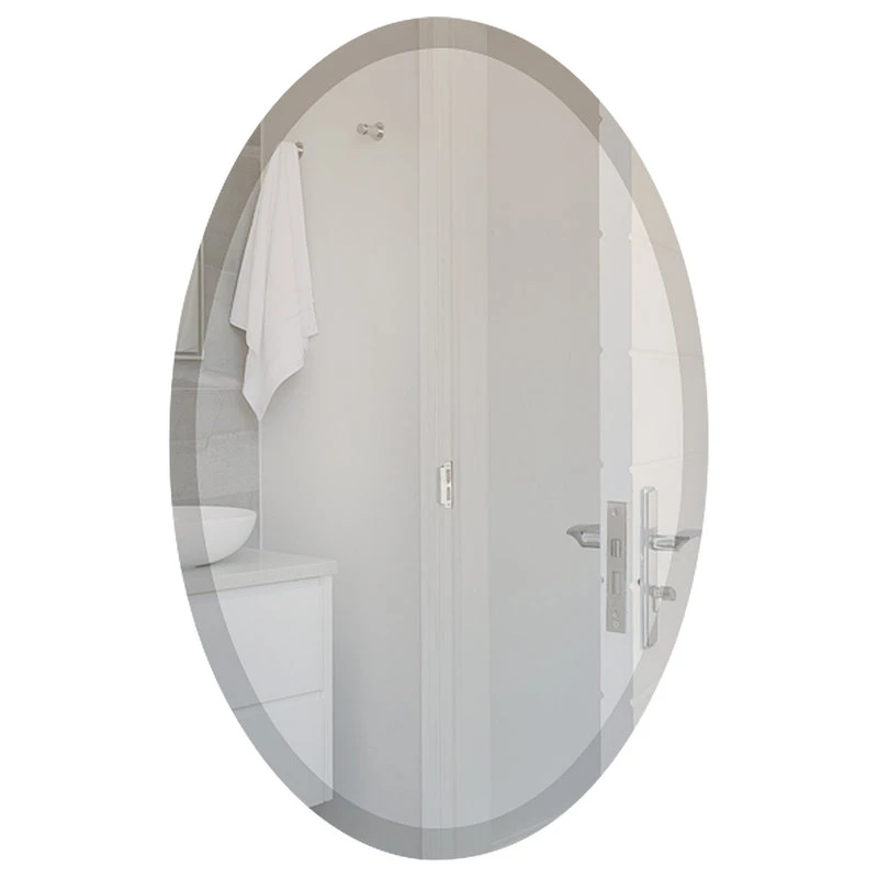 OVALCREST By The Oval And Round Mirror Store Oval Beveled Frameless Mirror, 24"x30" 3 OVALCREST By The Oval And Round Mirror Store Oval Beveled Frameless Mirror, 24"x30"