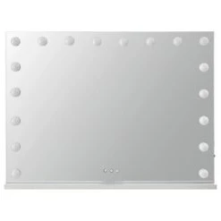 Inspired Home Zarah Mirror, LED Bulbs, Color Modes, 31.5Lx4.7Wx23.6H