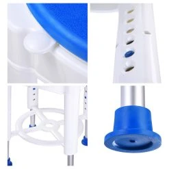 Yescom 14" Bath Stool Safety Shower Swivel Chair With Rotating Seat Adjustable -Laural Home Shop 2c21bfe10aa29468 3250 w800 h800 b1 p0