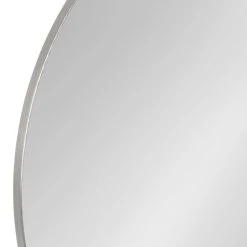 Uniek Rollo Round Framed Wall Mirror, Silver, 28 Diameter 9 Uniek Rollo Round Framed Wall Mirror, Silver, 28 Diameter -Laural Home Shop 2c71407e0fd51a64 4983 w800 h800 b0 p0