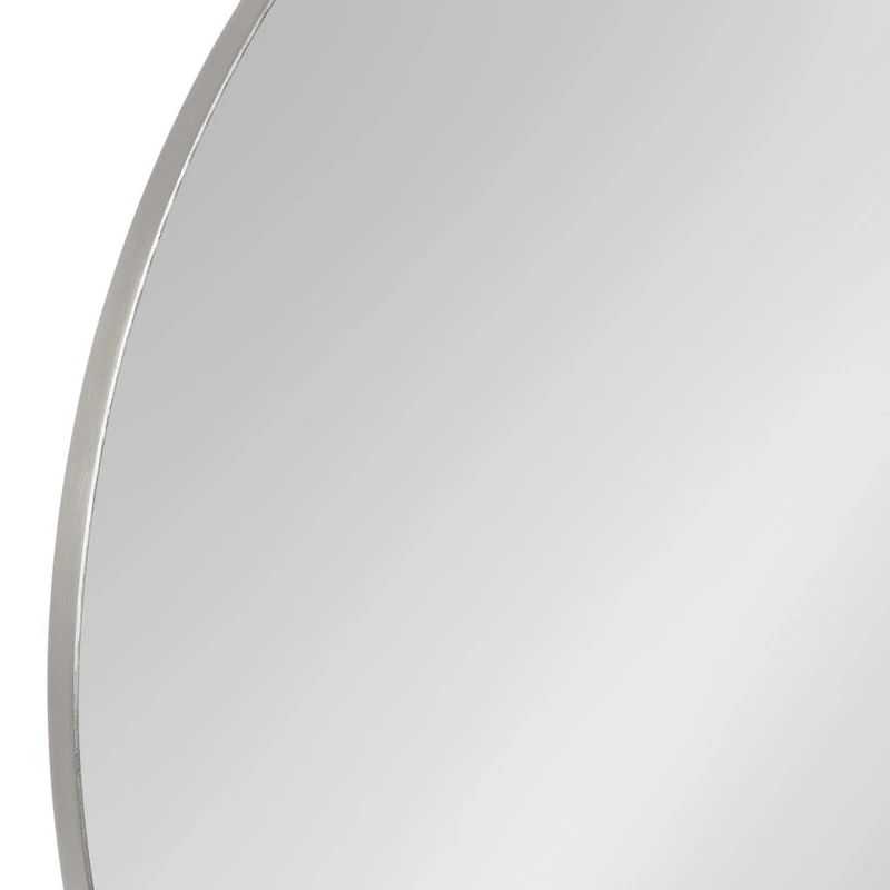Uniek Rollo Round Framed Wall Mirror, Silver, 28 Diameter 5 Uniek Rollo Round Framed Wall Mirror, Silver, 28 Diameter - Image 3