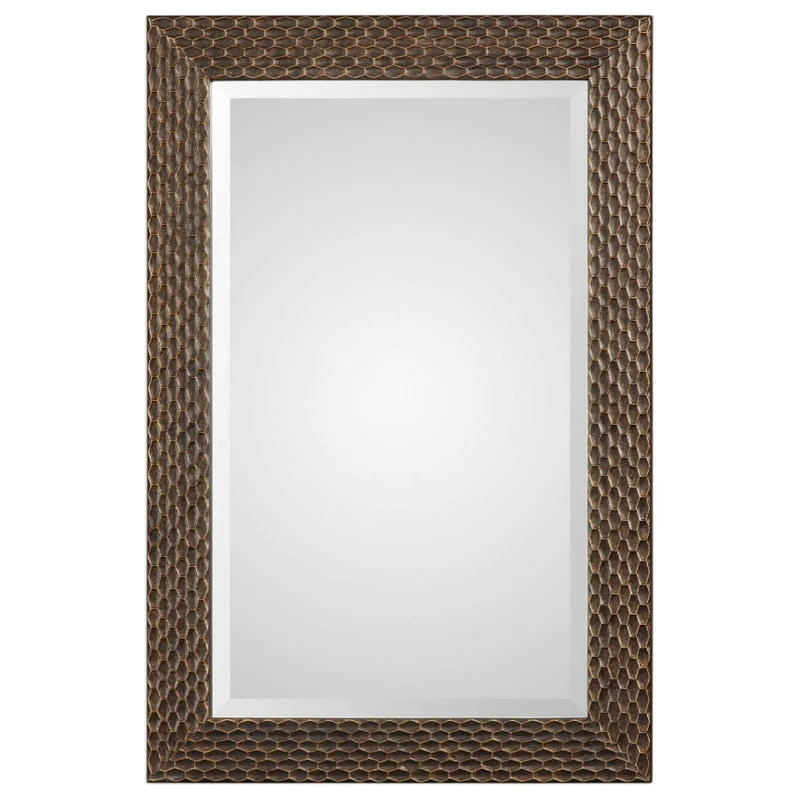 Unique Mirrors Rust Bronze With Gold Highlights Rectangular Mirror, Bathroom Mirror, 24 X 36 3 Unique Mirrors Rust Bronze With Gold Highlights Rectangular Mirror, Bathroom Mirror, 24 X 36