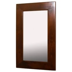 14x24 Fox Hollow Furnishings Mirrored Medicine Cabinet, Caramel