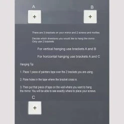 Decor Wonderland Diamond Bathroom Mirror -Laural Home Shop 2dc1cbd00317b317 0098 w800 h800 b0 p0