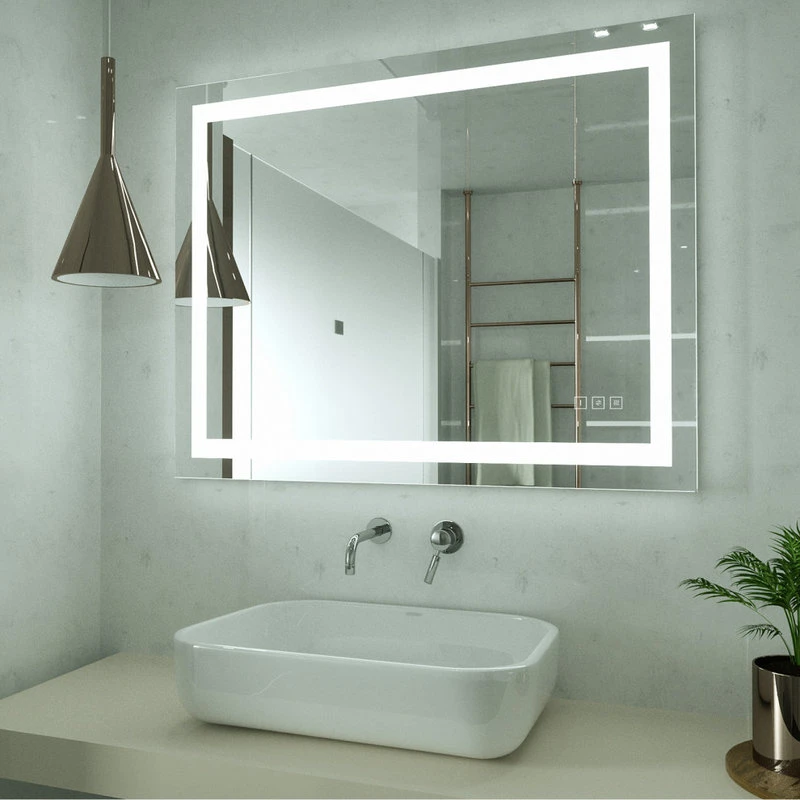 KINWELL LED Lighted Bathroom Mirror With Defogger And Dimmer, 32"x40" 5 KINWELL LED Lighted Bathroom Mirror With Defogger And Dimmer, 32"x40" - Image 3