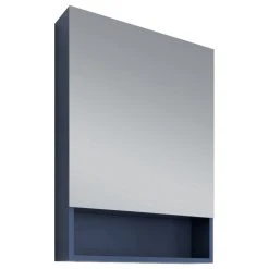 Fresca 24" Royal Blue Bathroom Medicine Cabinet With Small Bottom Shelf