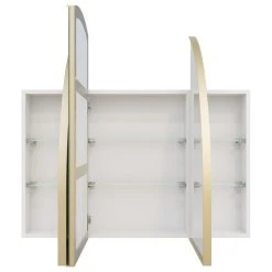 Glass Warehouse Medicine Cabinets, Satin Brass 13 Glass Warehouse Medicine Cabinets, Satin Brass -Laural Home Shop 2ea120ad039bc129 6066 w800 h800 b1 p0