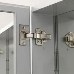 Blossom Kitchen & Bath Supply Aluminum Bathroom Medicine Cabinet, Recess Or Surface Mount, 20"x26" -Laural Home Shop 2ec1ffb201003345 1944 w800 h800 b0 p0