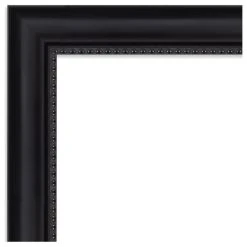 Amanti Art Astor Black Non-Beveled Bathroom Wall Mirror - 23 X 29 In. -Laural Home Shop 2f018b0702bddc51 6150 w800 h800 b1 p0
