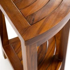 Alateak Corner Wood Bath Spa Shower Stool Table Bench Shelf Storage Assembled 11 Alateak Corner Wood Bath Spa Shower Stool Table Bench Shelf Storage Assembled -Laural Home Shop 2f019118032b6076 7954 w800 h800 b0 p0