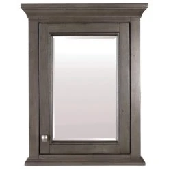 Miseno MBCTATI Tatianna 22" X 28" Framed Single Door Medicine - Distressed Grey -Laural Home Shop 2f41b8f30dac177c 3366 w800 h800 b1 p0