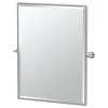 Gatco Fine Bathware 32.5” Tavern Framed Rectangular Mirror, Satin Nickel -Laural Home Shop 2f61792e0f6c9dba 4301 w800 h800 b1 p0