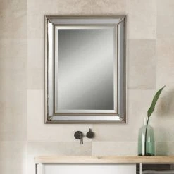 Vhomes Lights Antique Silver Leaf. Mirror -Laural Home Shop 2fa1dd5103f04853 8184 w800 h800 b0 p0