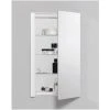 Robern RC1626D4FP1 R3 16" X 26" X 4" Plain Single Door Medicine - Mirrored