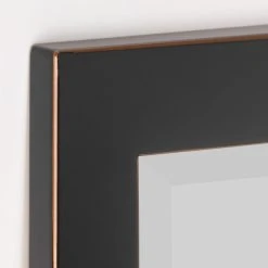 Headwest Inc Classic Oil Rubbed Bronze Metal Frame Mirror, 30" X 40"