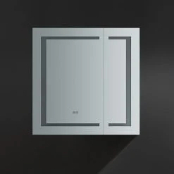 Fresca Spazio Bathroom Medicine Cabinet With LED Lighting, 30"x30" 11 Fresca Spazio Bathroom Medicine Cabinet With LED Lighting, 30"x30" -Laural Home Shop 3131ceb50bc8dbeb 1182 w800 h800 b0 p0