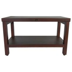 DecoTeak Classic Teak Shower Bench, 30