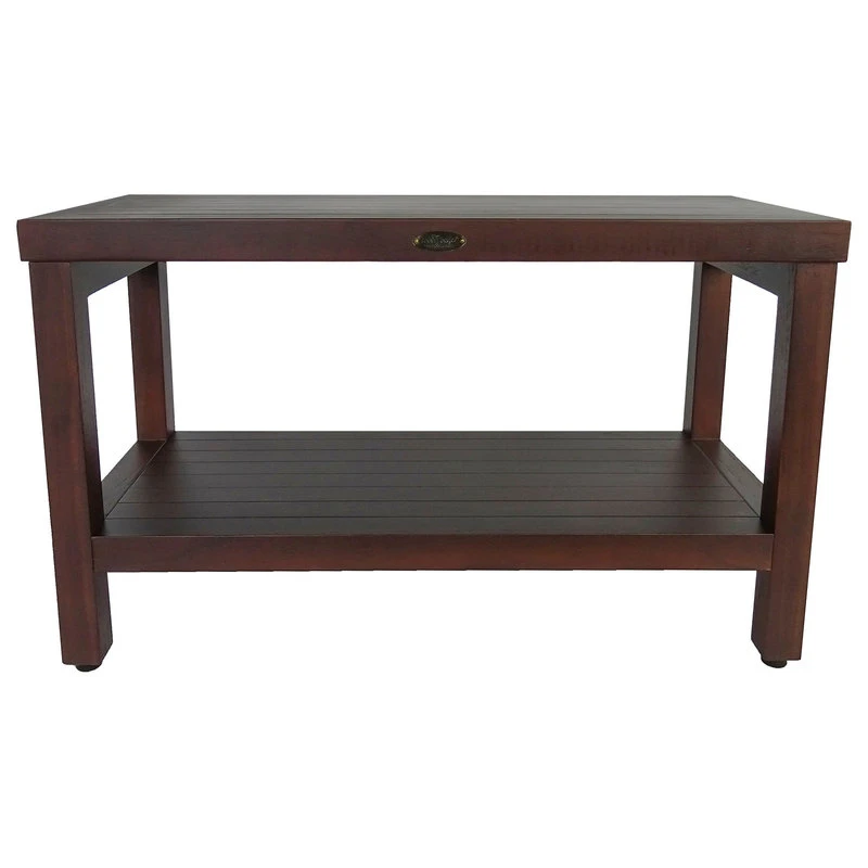 DecoTeak Classic Teak Shower Bench, 30 3 DecoTeak Classic Teak Shower Bench, 30
