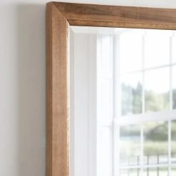 Uniek Hogan Wood Framed Wall Mirror, Rustic Brown 20x30 -Laural Home Shop 31612e6900b79e06 2861 w800 h800 b0 p0