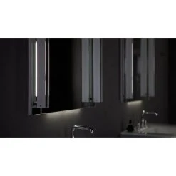 Robern M Series Cabinet 24"x40"x6" Flat Top Polished Edge Left Hinge, MC2440D6FPL -Laural Home Shop 3221b9630dd2af9e 6881 w800 h800 b0 p0